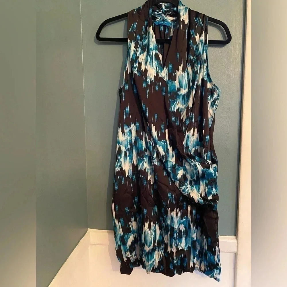 Derek Lam for design nation - women’s sleeveless faux wrap dress - size L